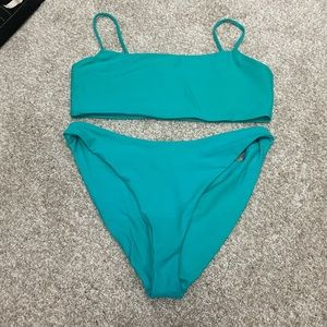 Turquoise Bandeau Bikini